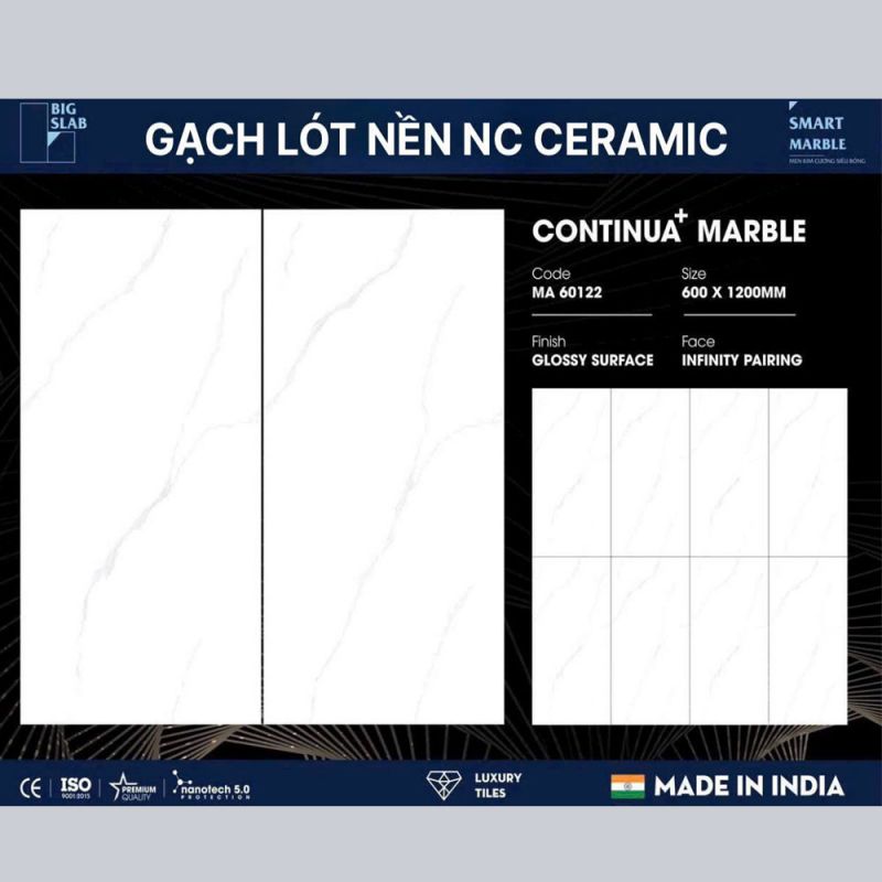 Gạch lát nền Ấn độ 60x120 MA60122