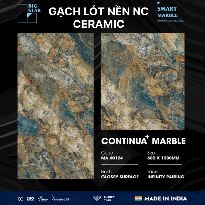 Gạch lát nền Ấn độ 60x120 MA60124